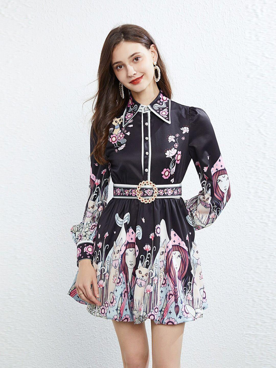 jc collection printed shirt dress