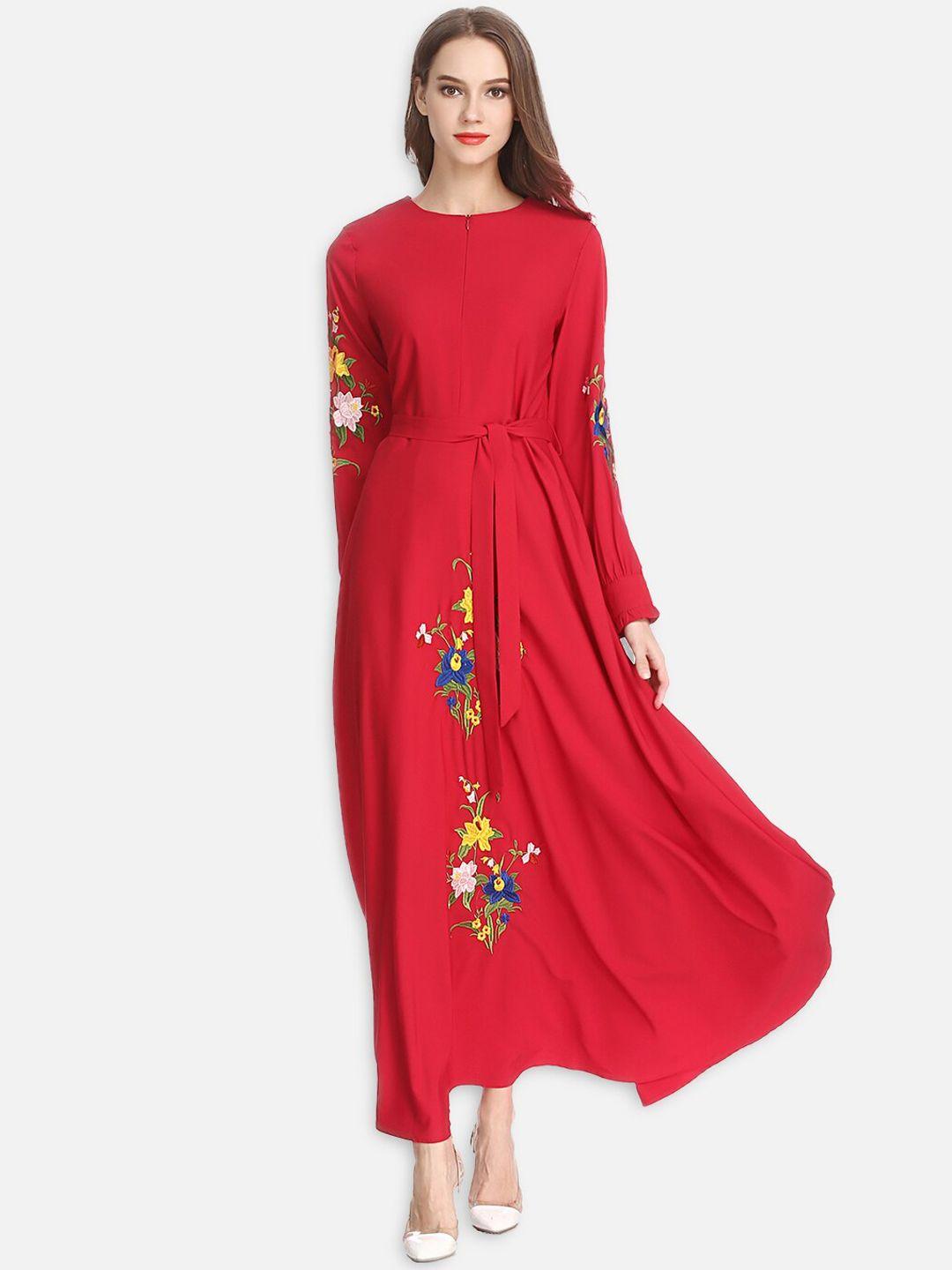 jc collection red maxi dress