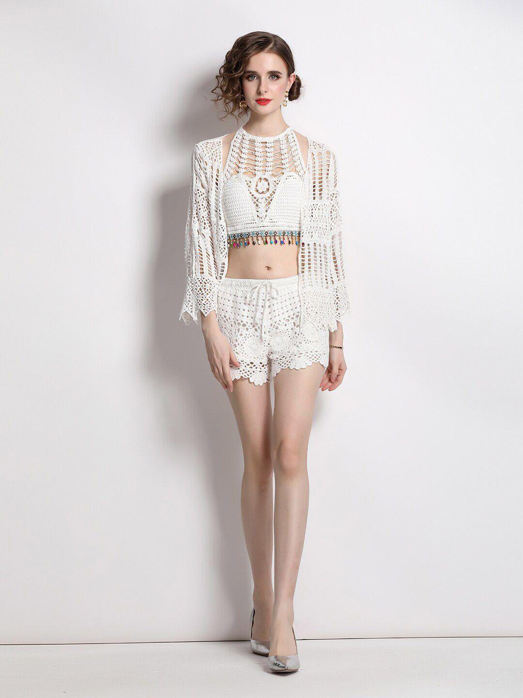 jc collection self design top with shorts