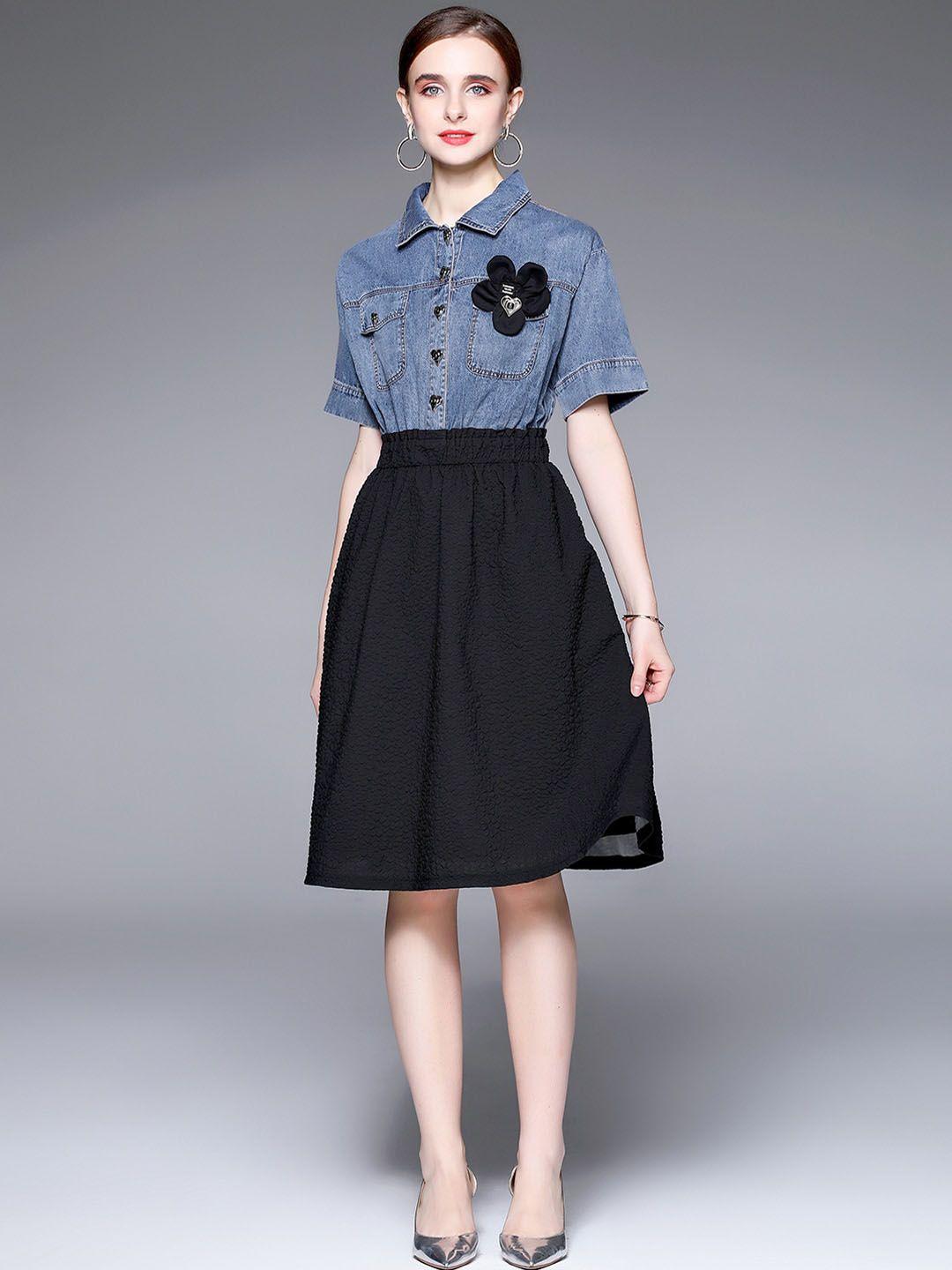 jc collection shirt collar shirt dress