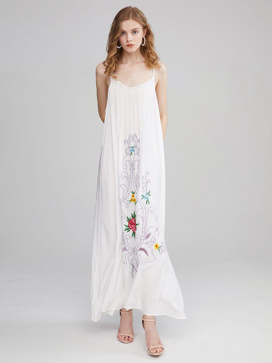 jc collection shoulder straps maxi dress