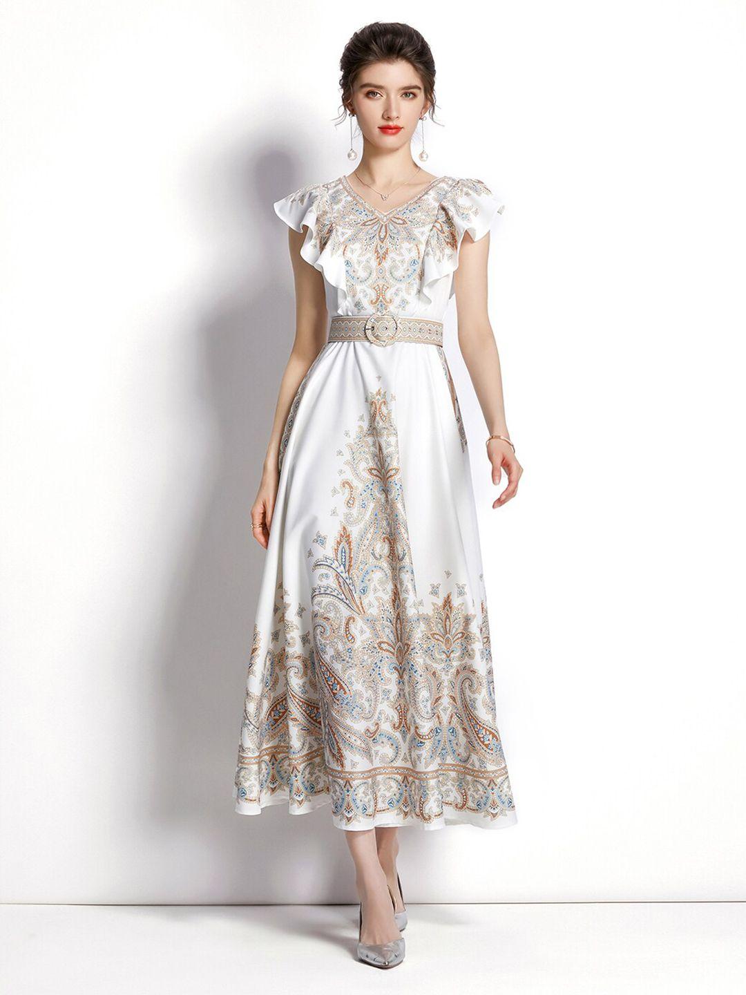 jc collection white floral maxi dress