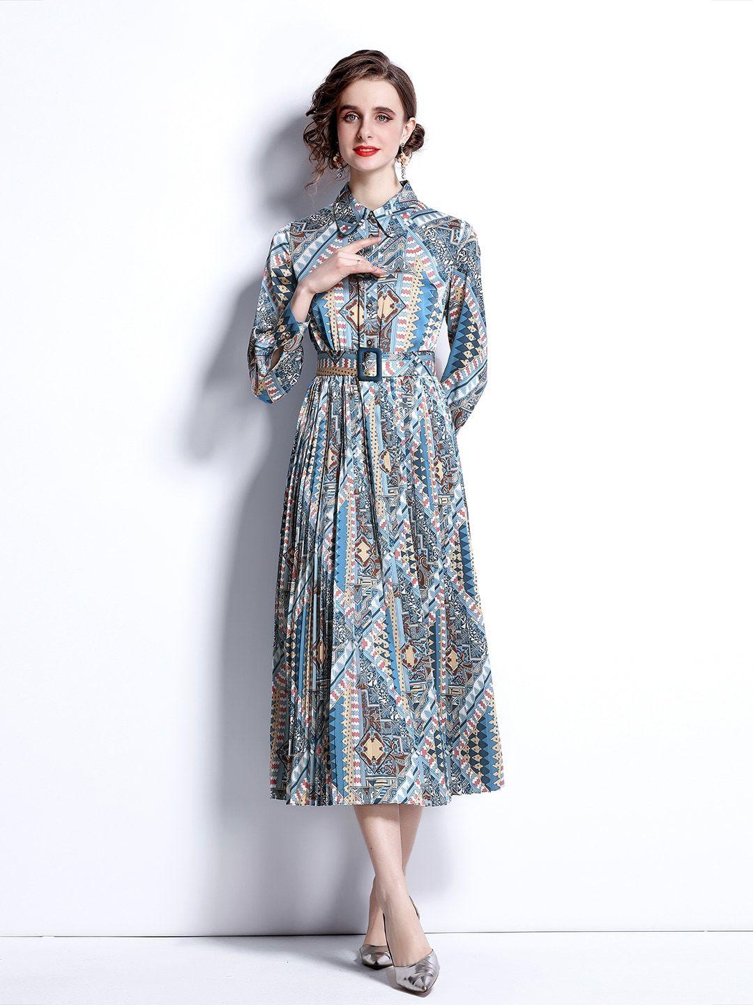 jc collection women multicoloured printed midi dress