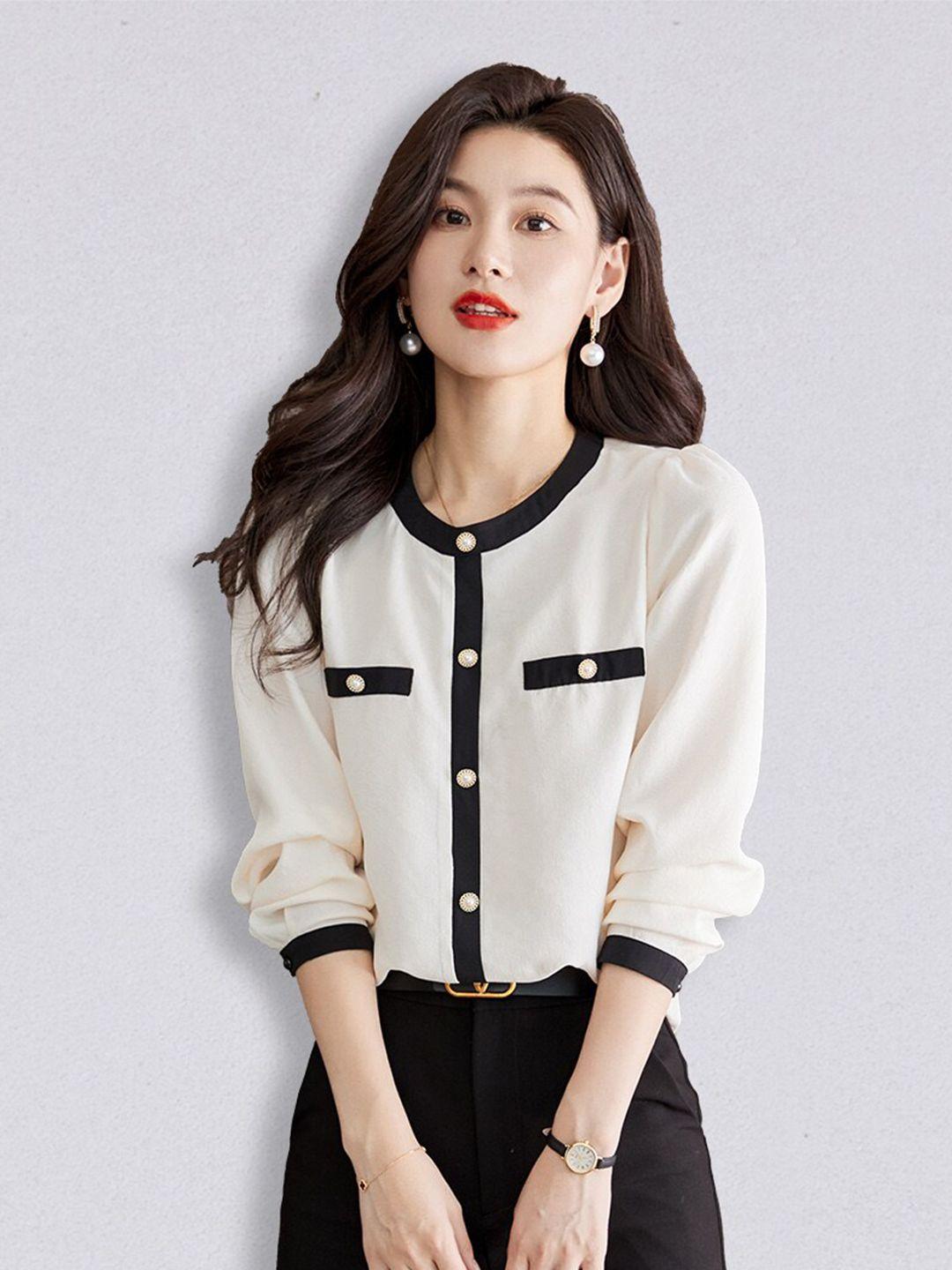 jc collection women off white casual shirt