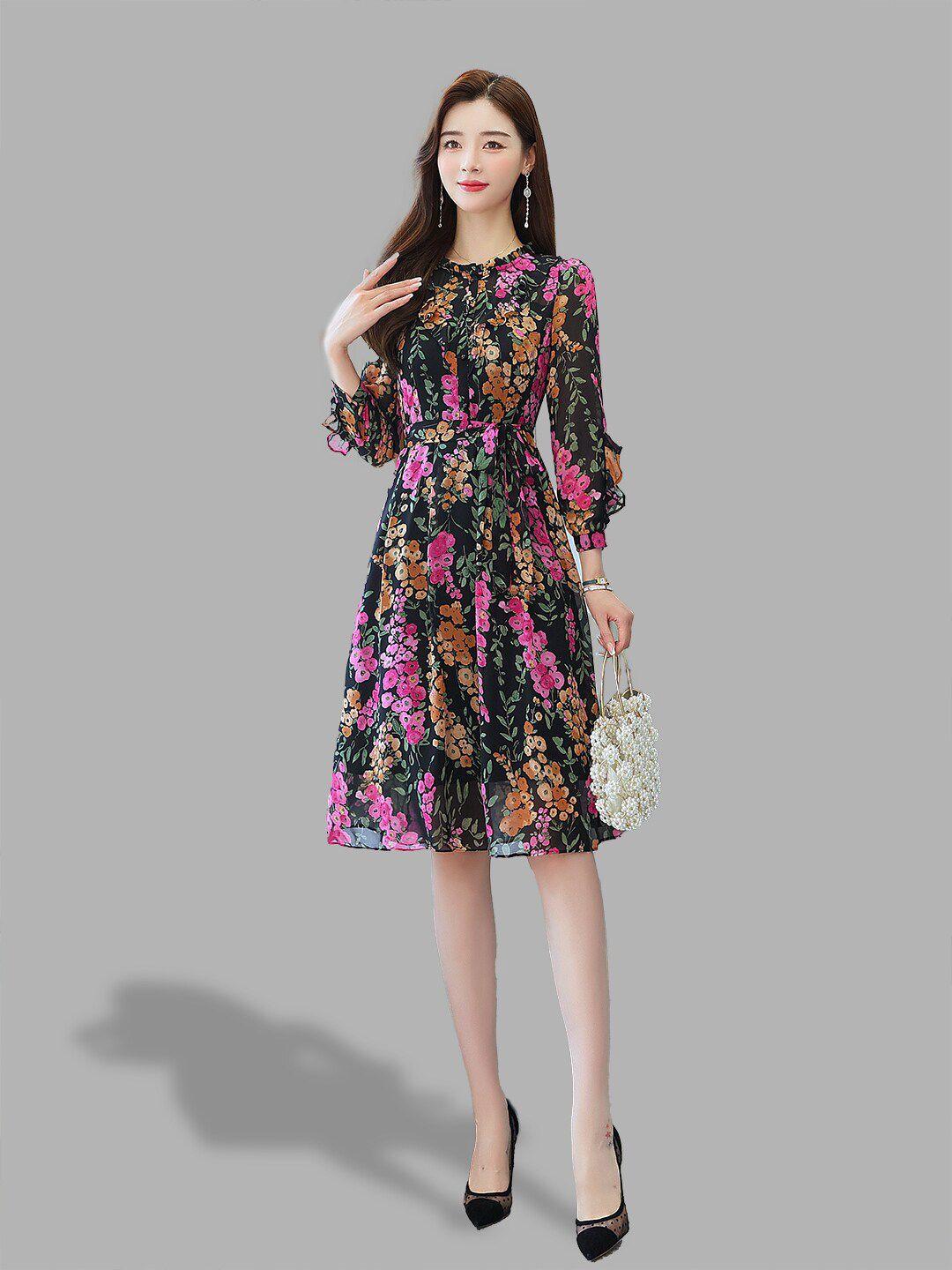 jc collection women purple floral dress