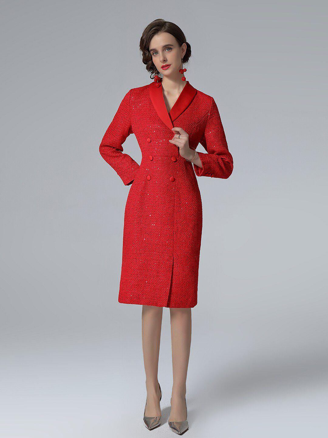 jc collection women red dress