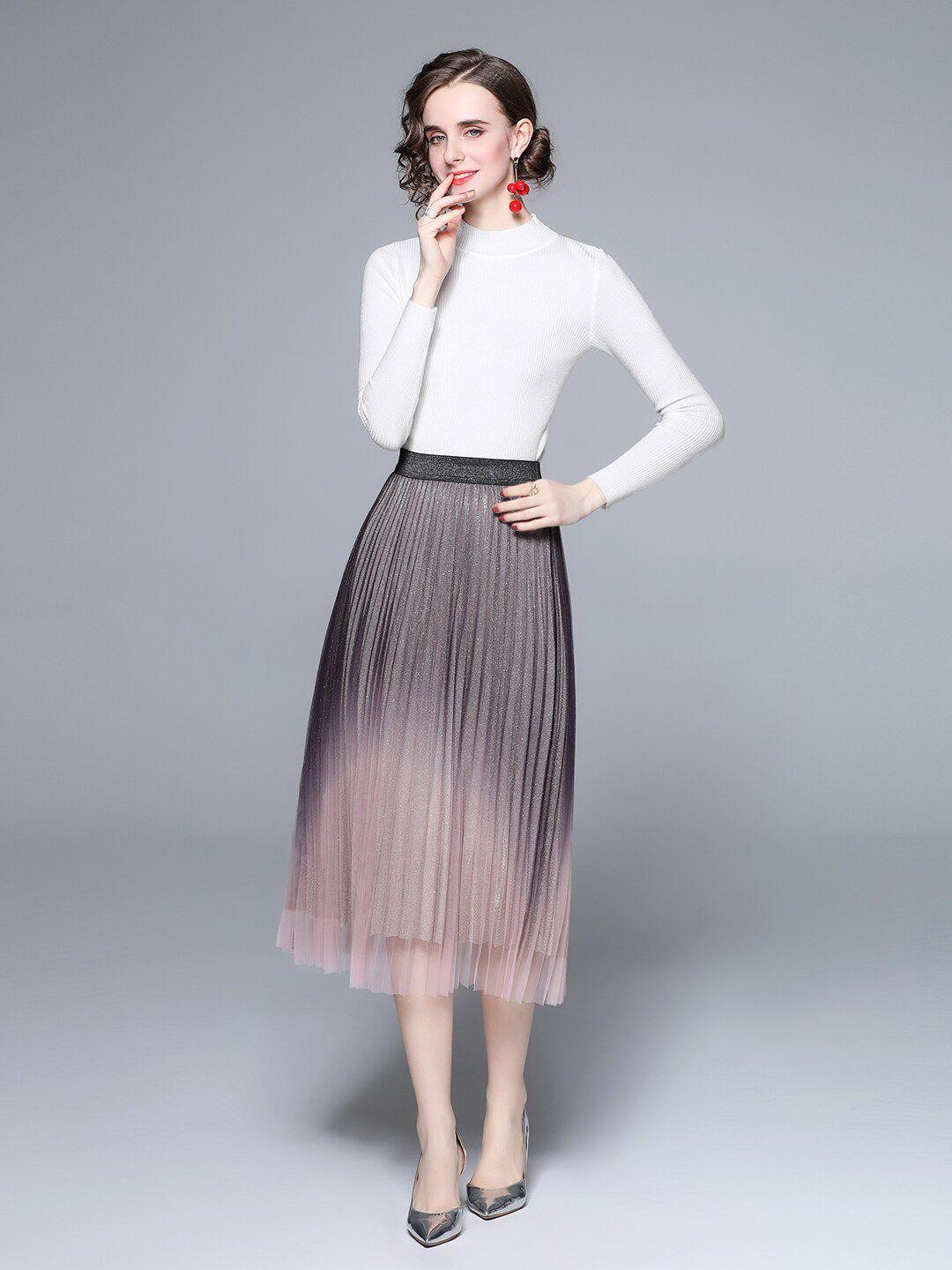jc collection women top with skirt co-ords