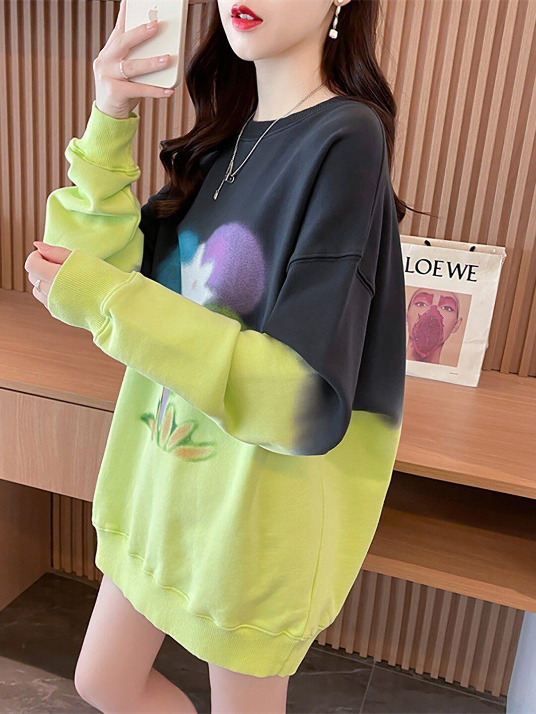 jc mode colourblocked cotton pullover