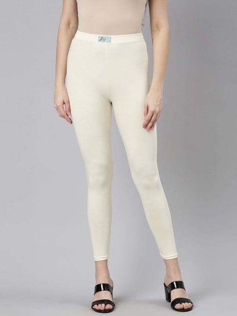 jcss cream cotton leggings