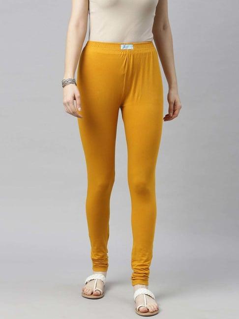 jcss yellow cotton leggings