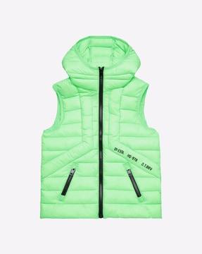 jdwain-sl hooded water-repellent quilted gillet