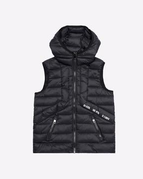 jdwain-sl hooded water-repellent quilted gillet