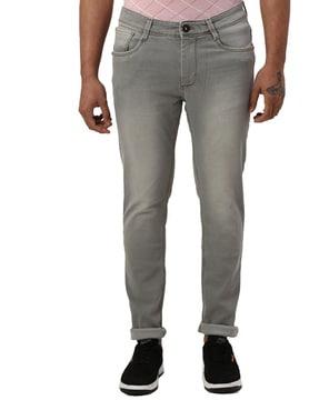 jeans with 5-pocket styling