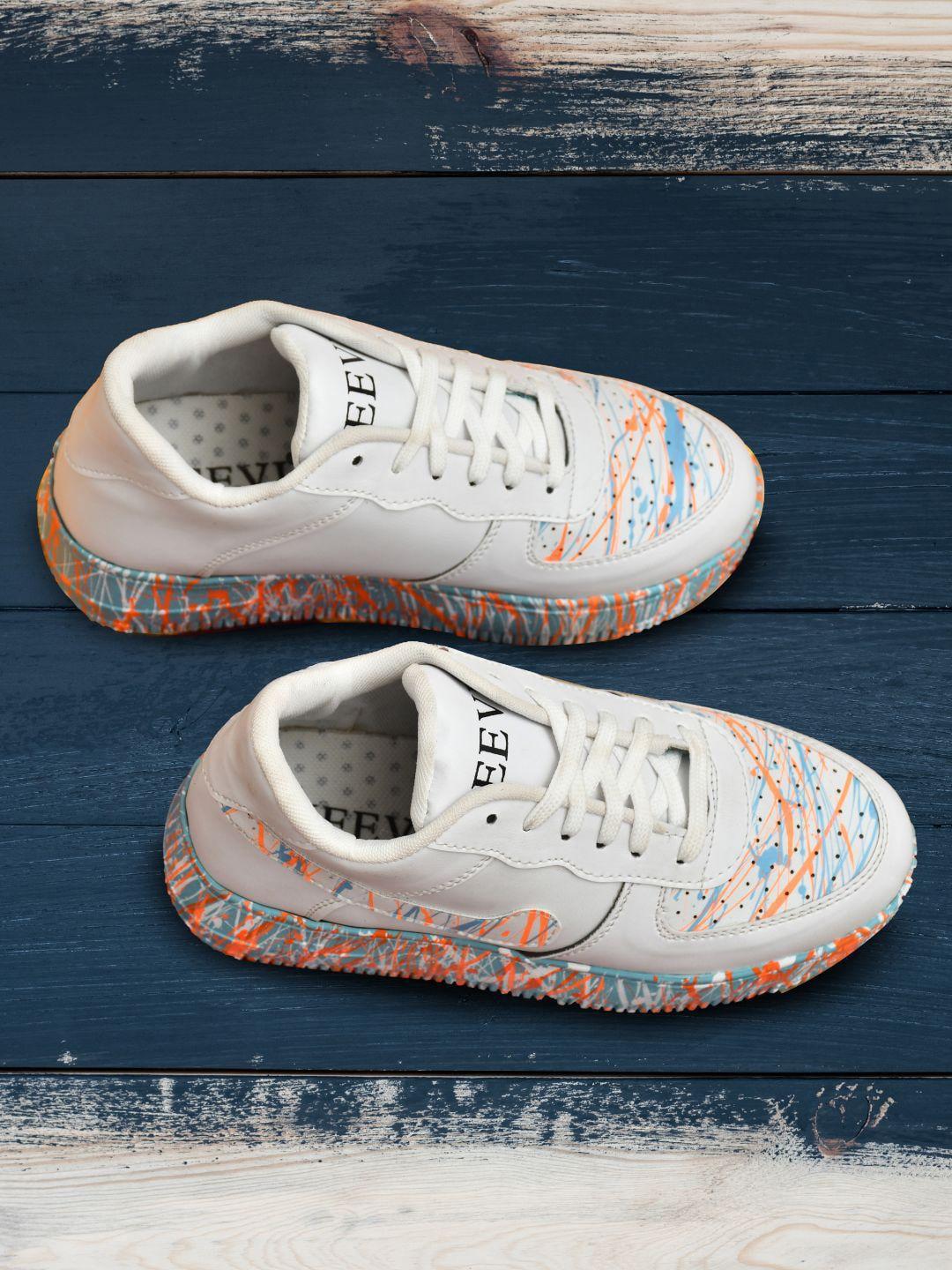 jeevi women printed lightweight sneakers