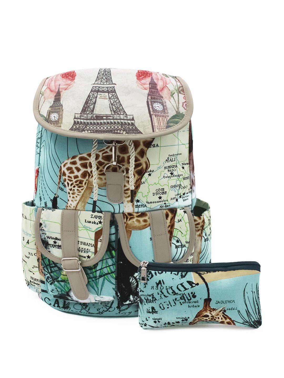 jenna graphic printed backpack