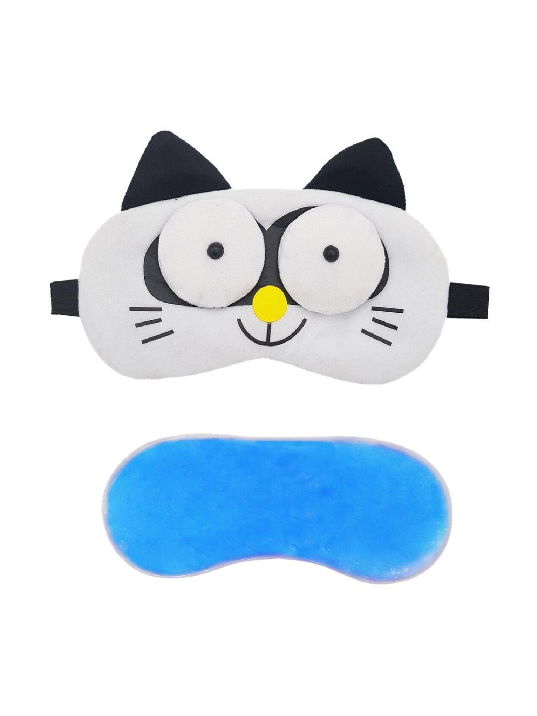 jenna 3d cat sleeping eye shade mask with gel