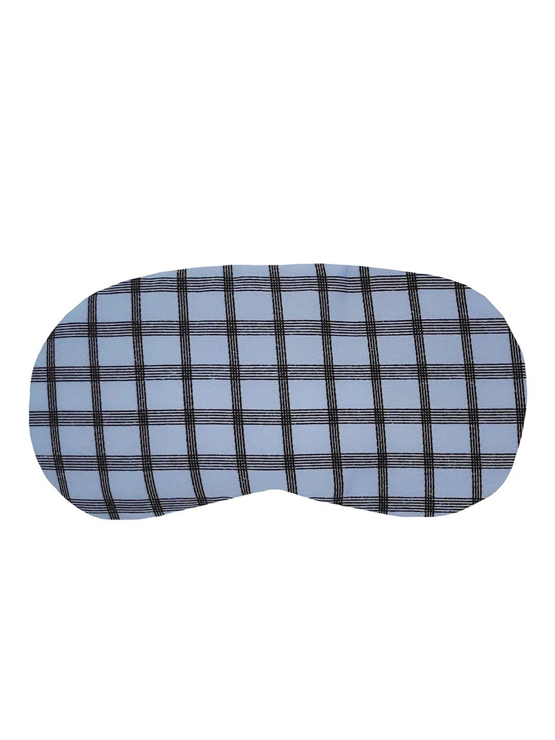 jenna checked sleeping eye mask