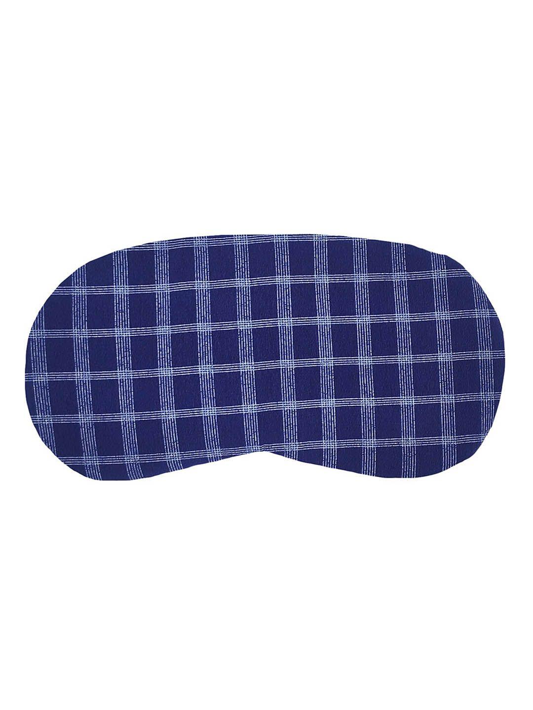 jenna checked sleeping eye shade mask