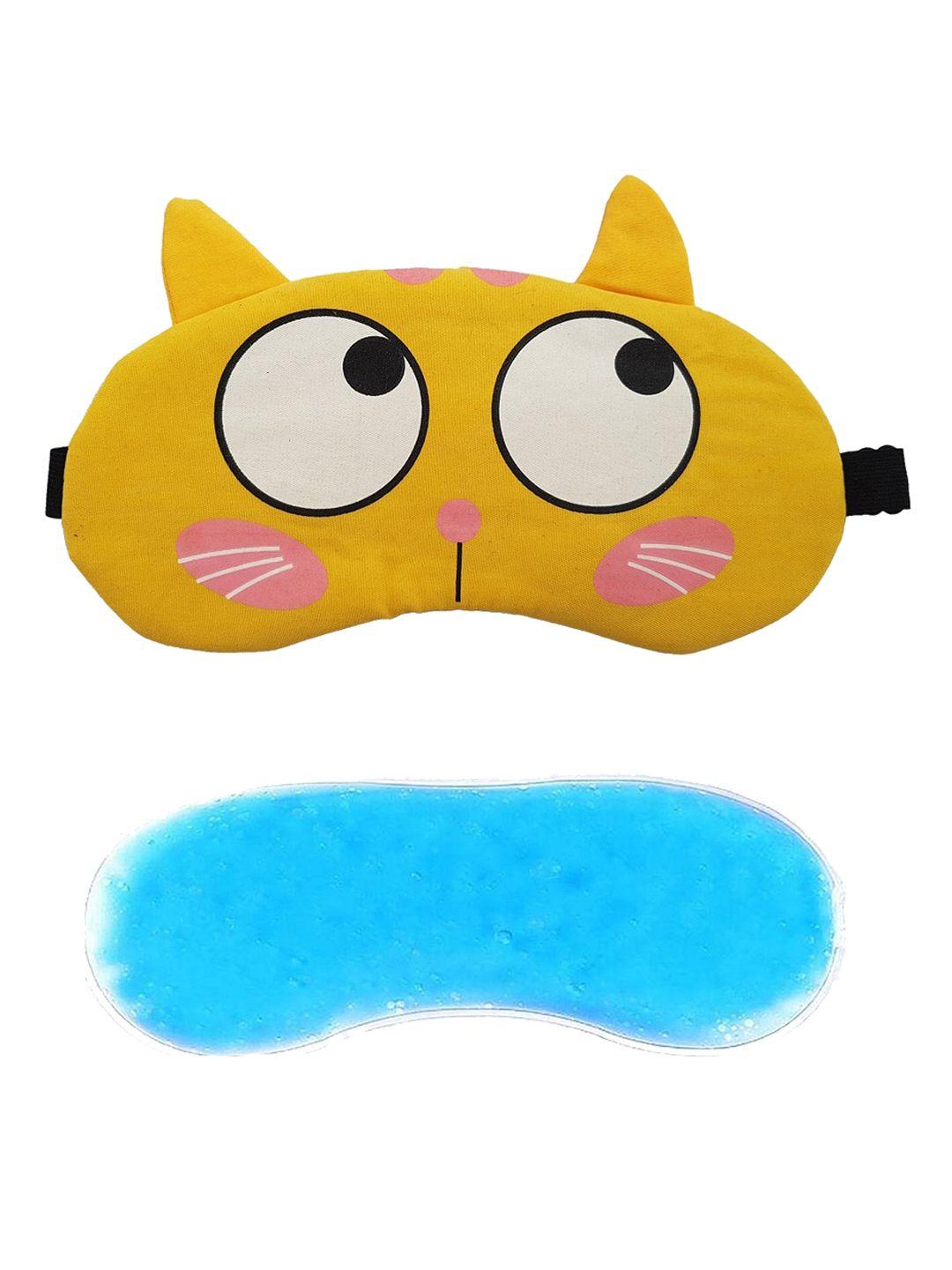 jenna face cat sleeping eye mask with ice gel