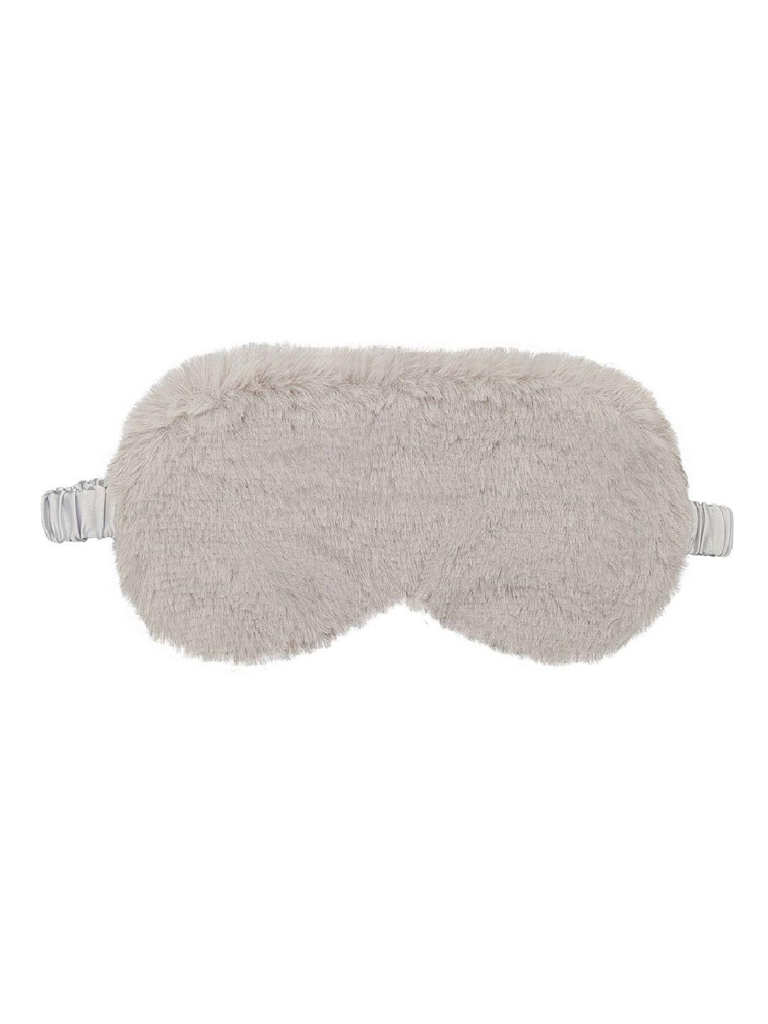 jenna grey natural silk sleeping eye mask