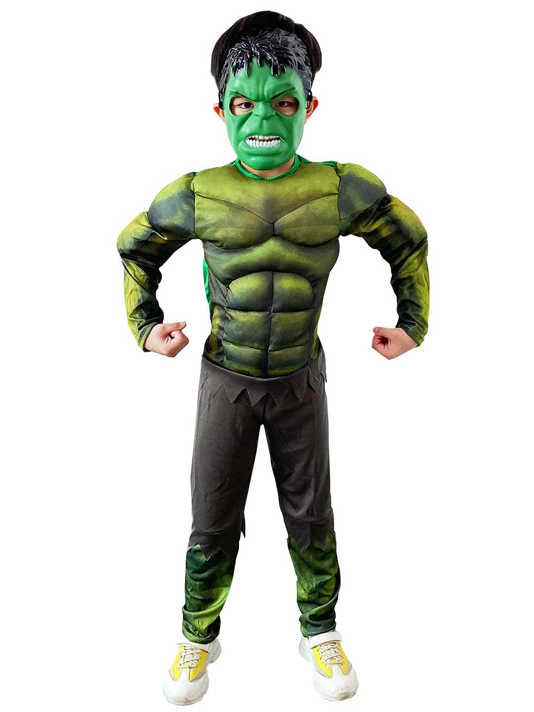 jenna kids-boys hulk costume t-shirt with trousers