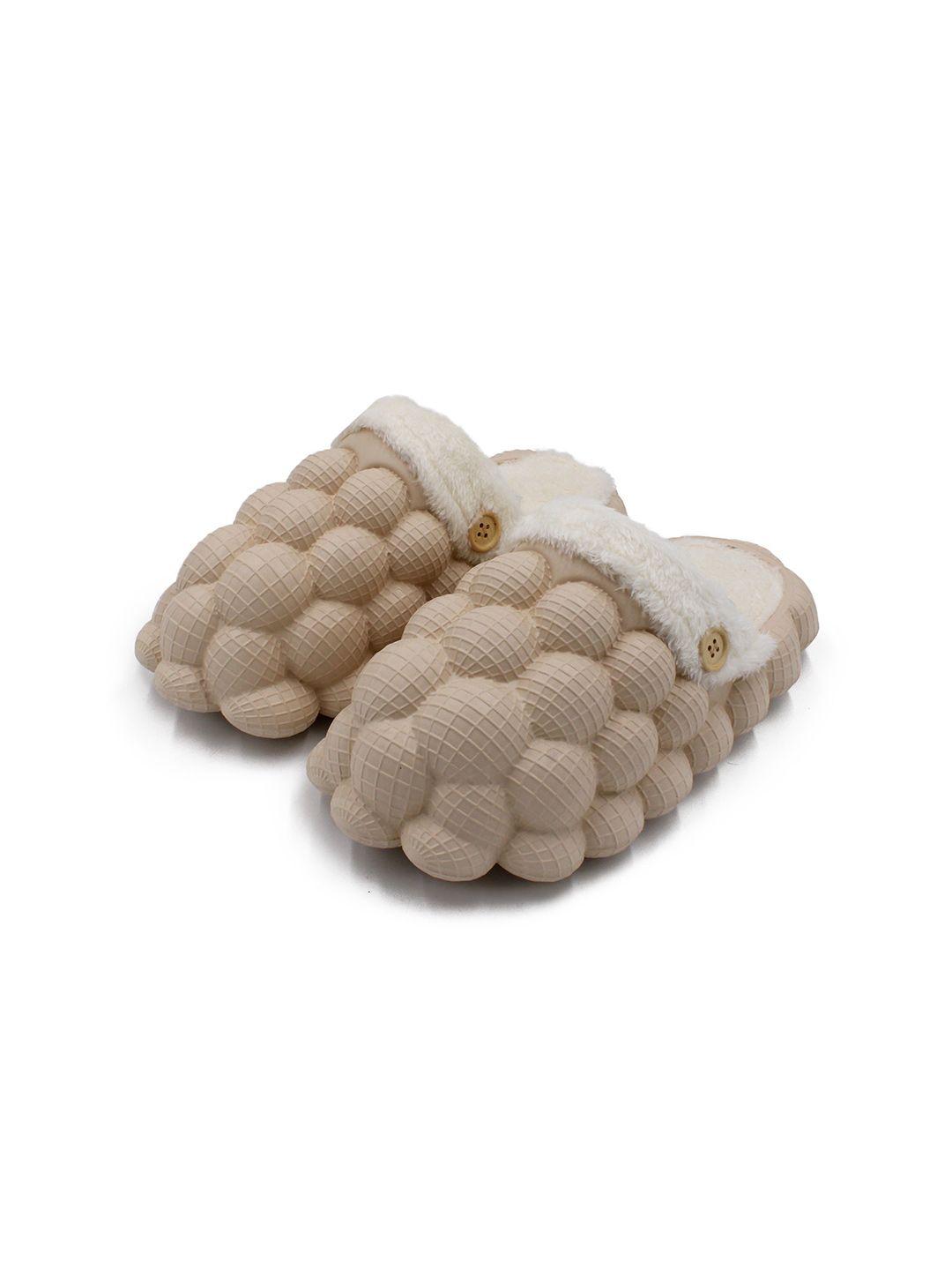 jenna men beige & white room slippers