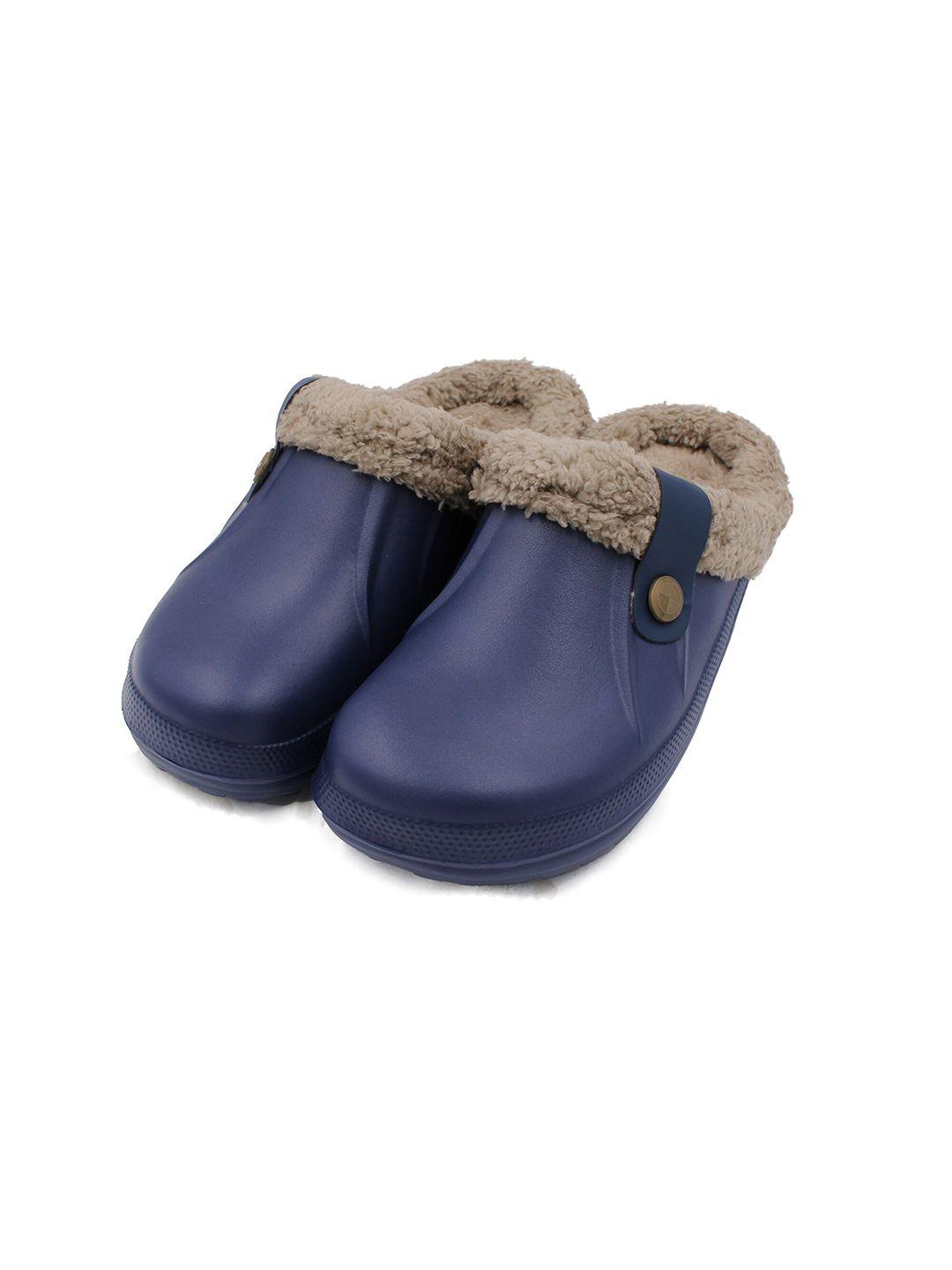 jenna men blue & brown room slippers