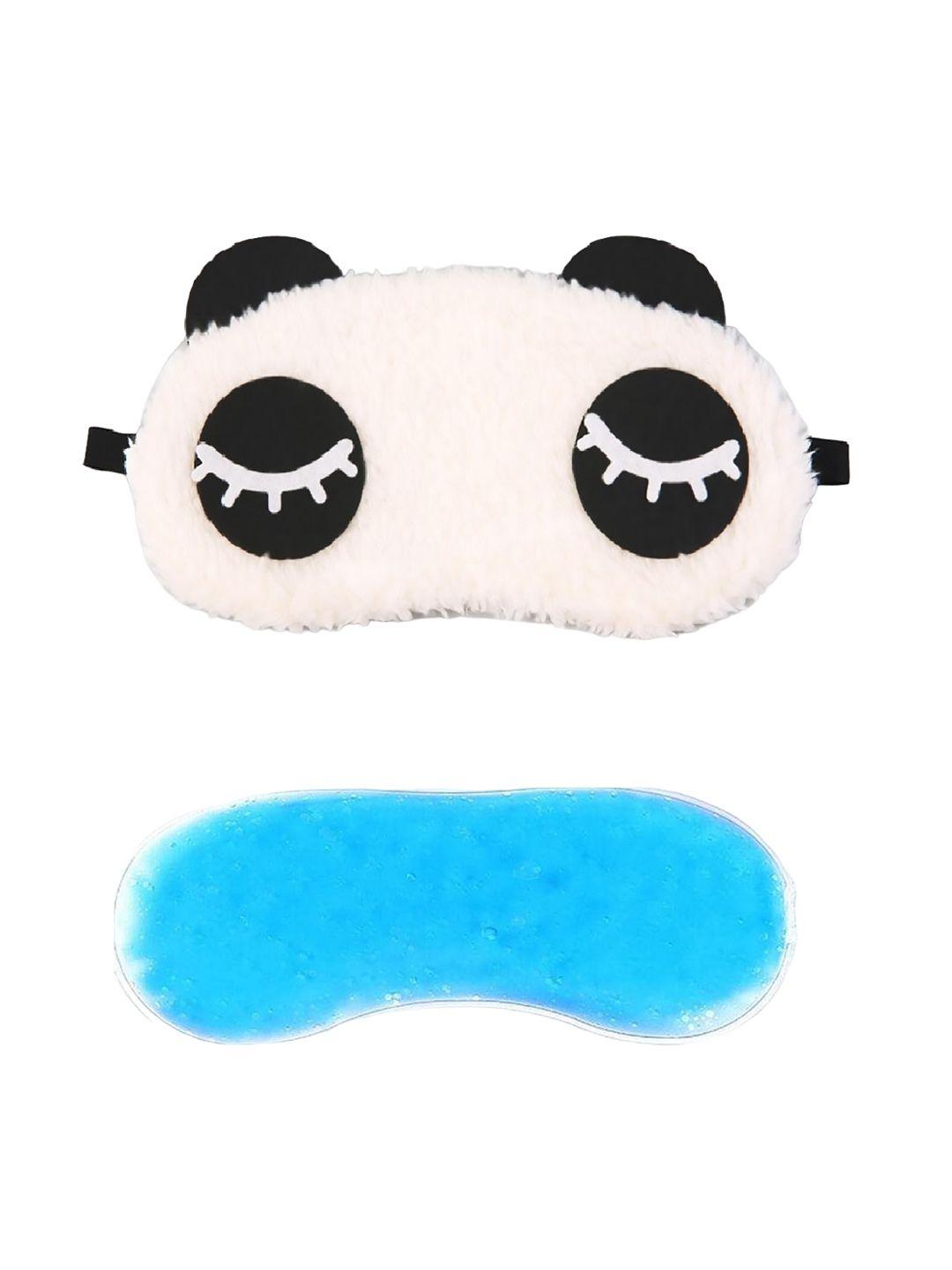jenna panda eyelash cute sleeping eye mask with gel