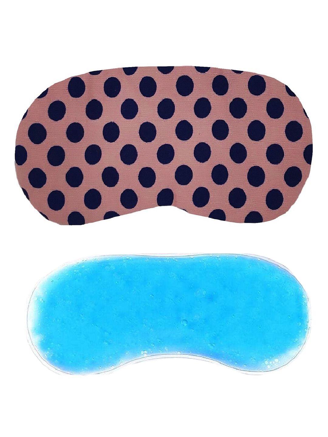 jenna polka sleeping eye mask with cooling ice gel