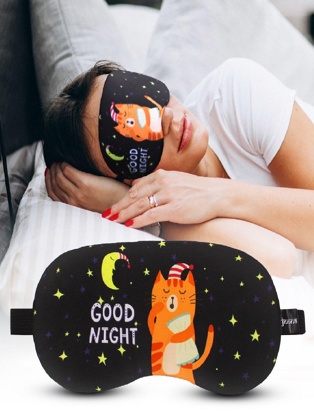 jenna printed stars and moon sleeping eye mask
