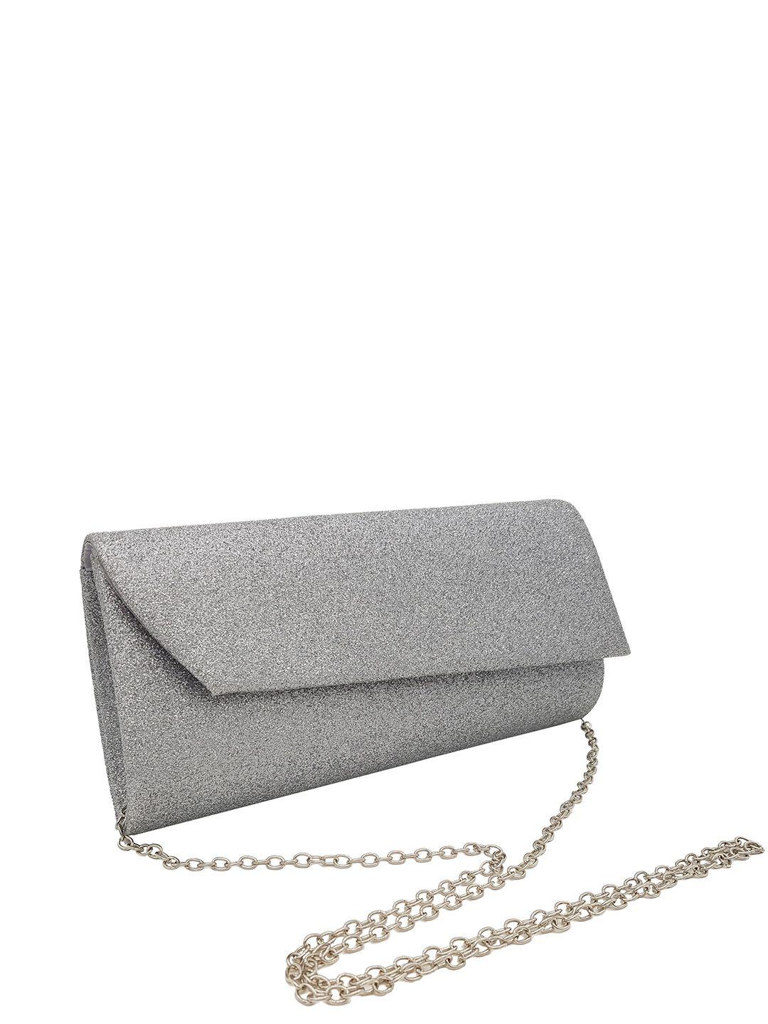 jenna silver-toned embellished purse clutch