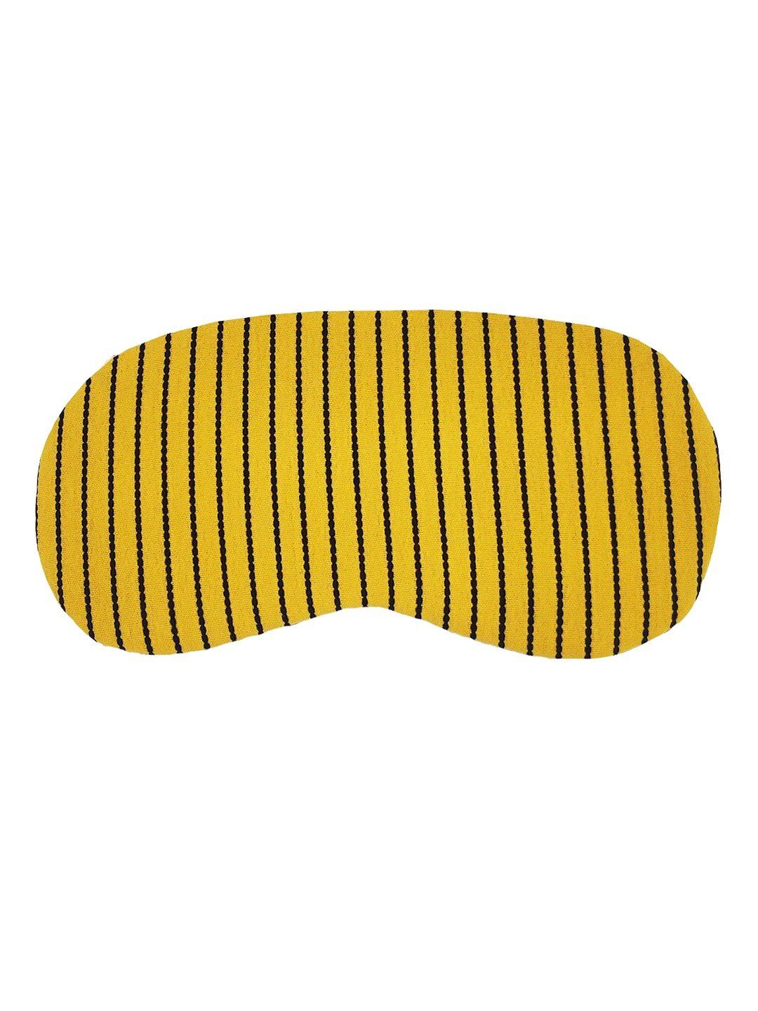 jenna striped sleeping eye mask