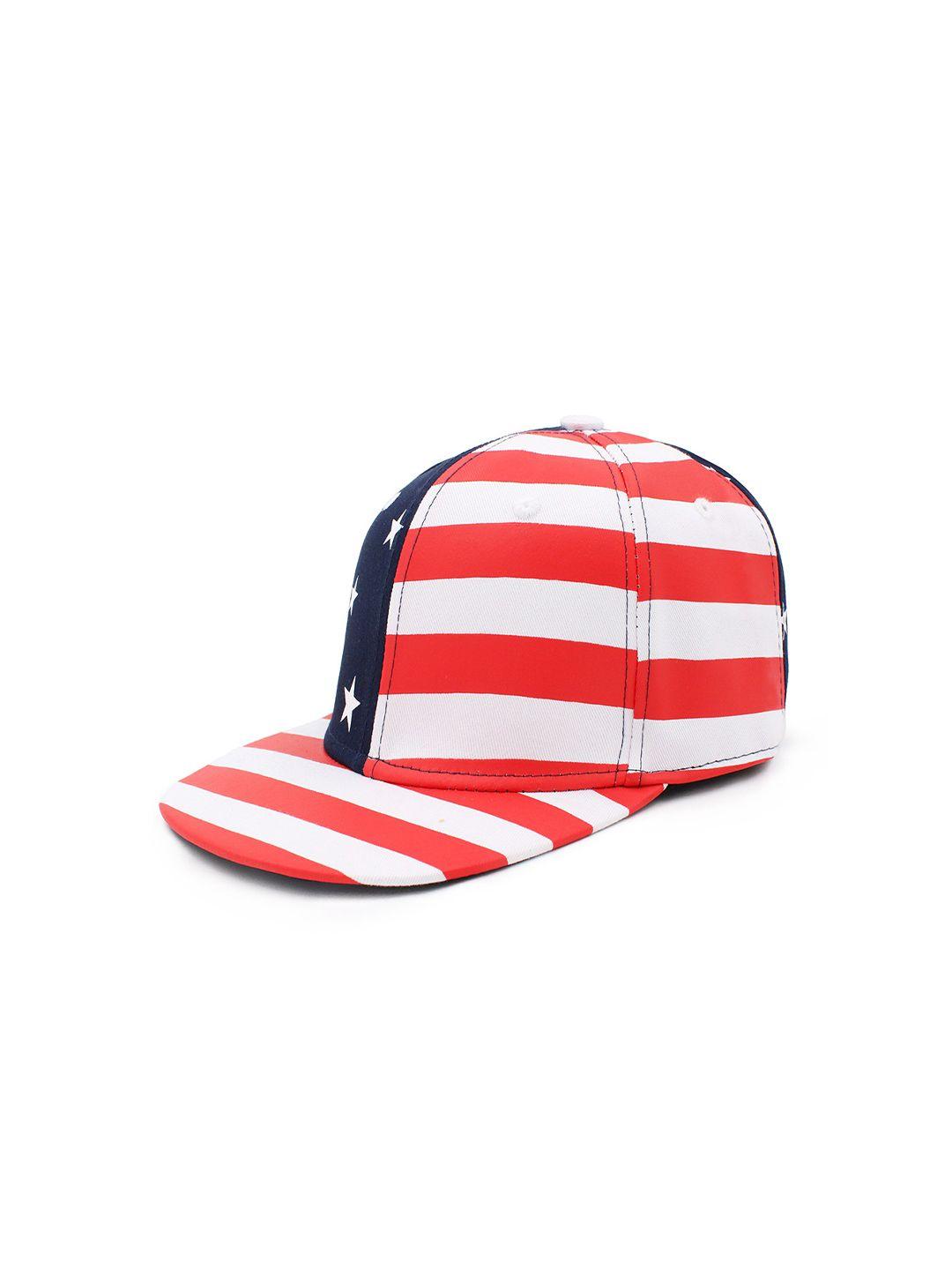 jenna striped snapback cap