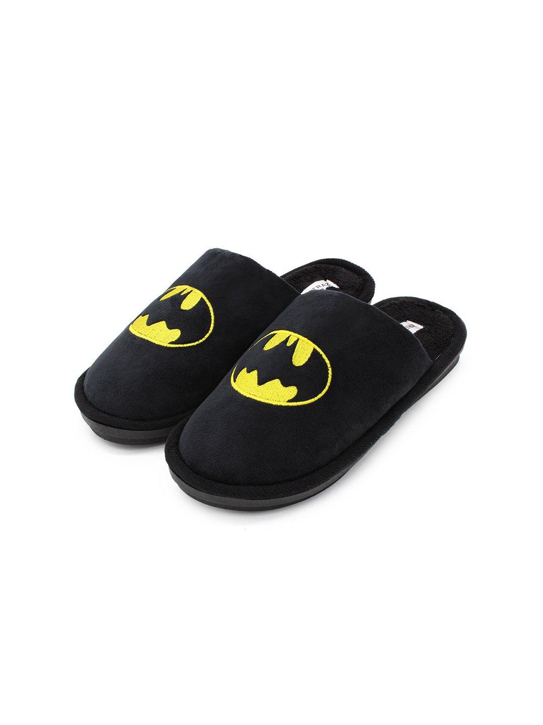 jenna unisex batman printed comfort closed toe fur room slippers