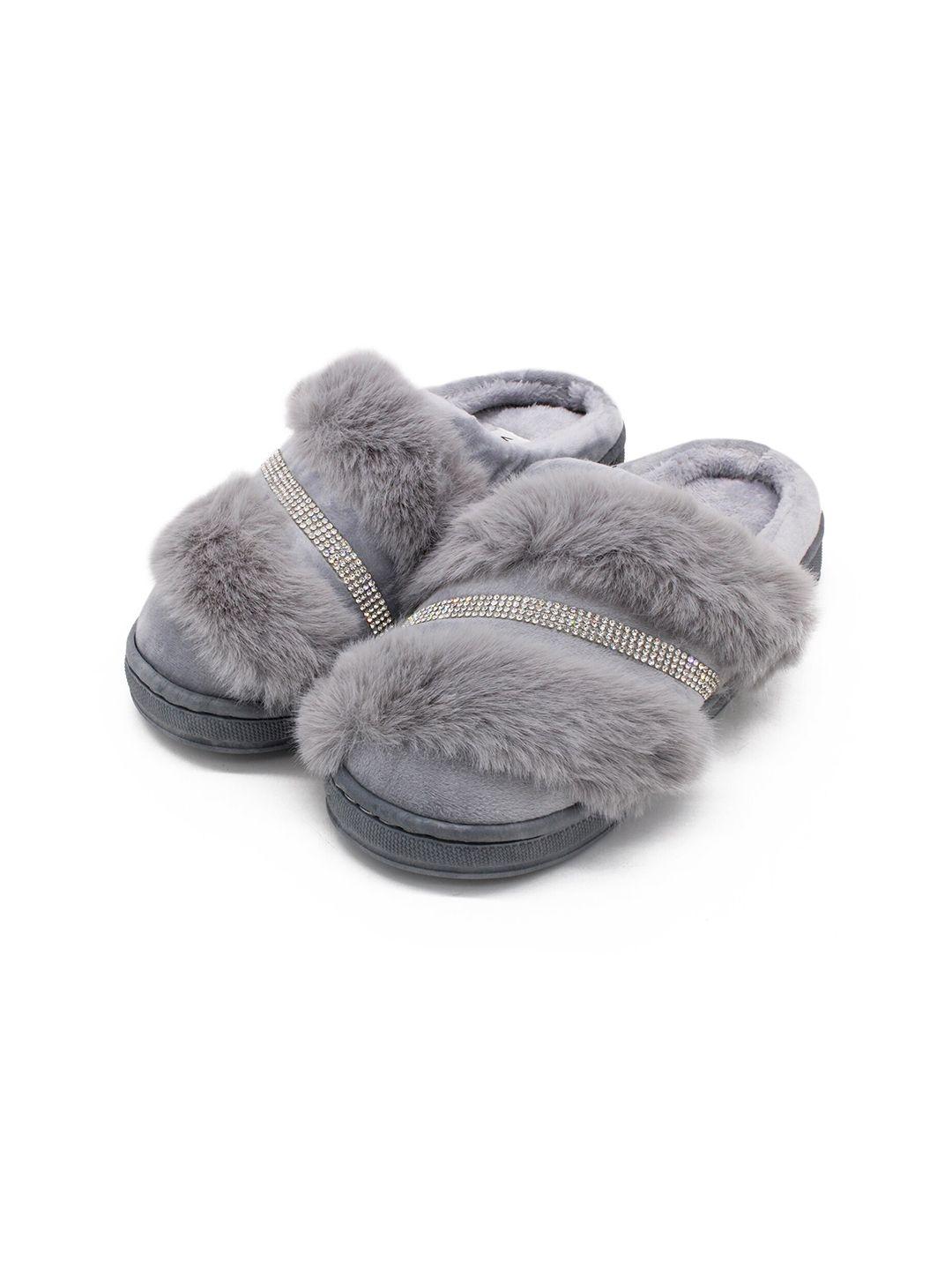 jenna unisex comfort closed toe fur room slippers