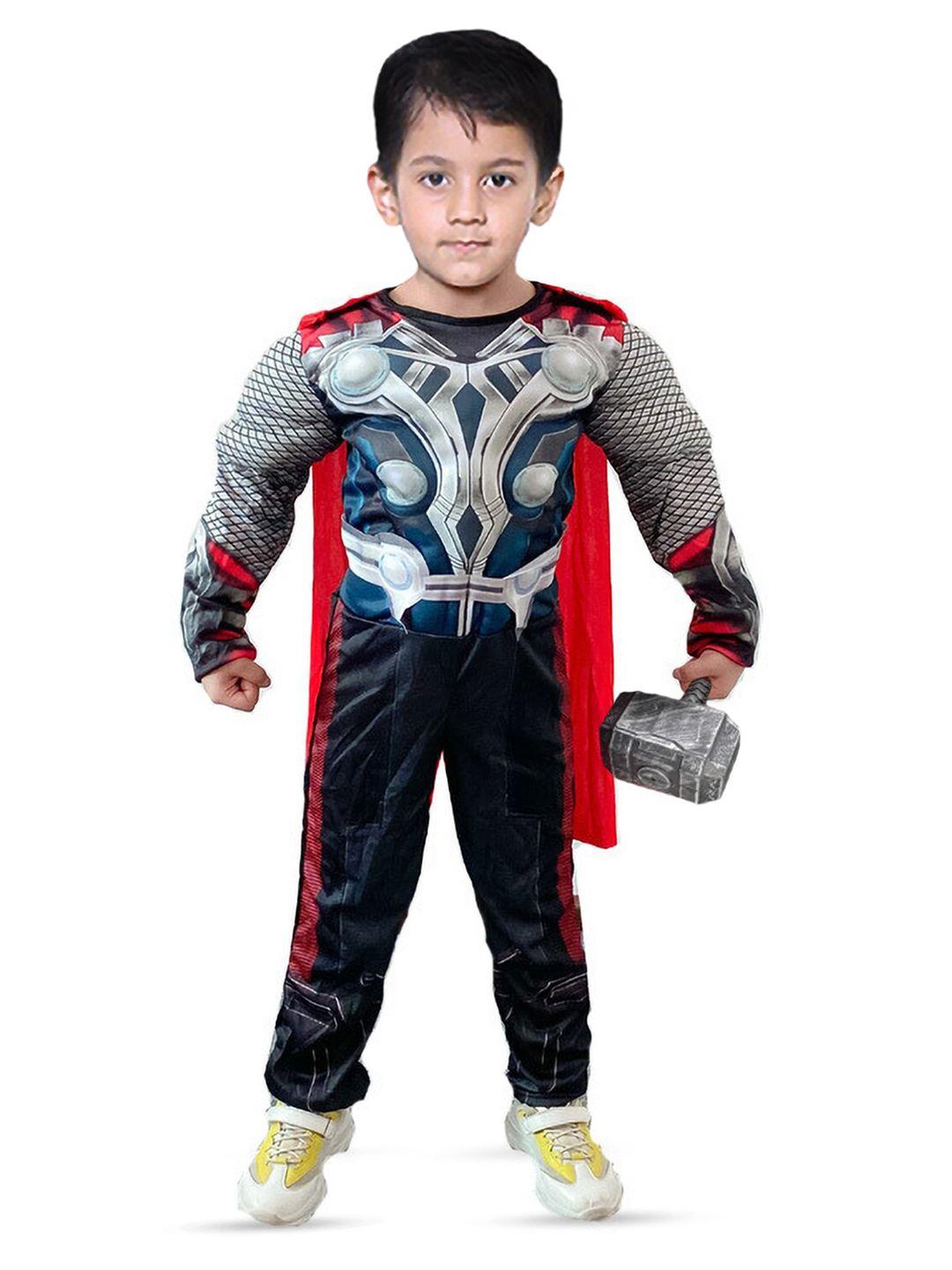 jenna unisex kids thor costume t-shirt with trousers