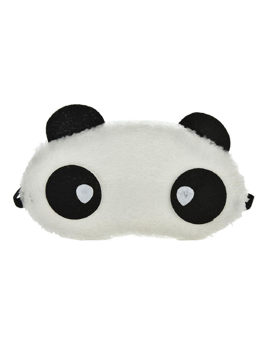 jenna white & black panda patterned sleeping eye mask