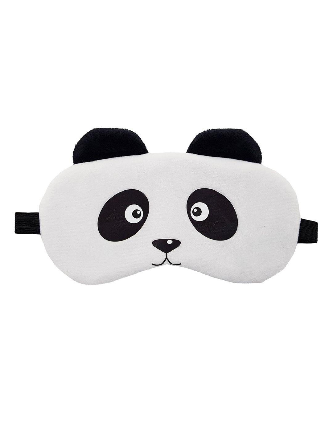 jenna white cute sleeping velvet panda eye mask