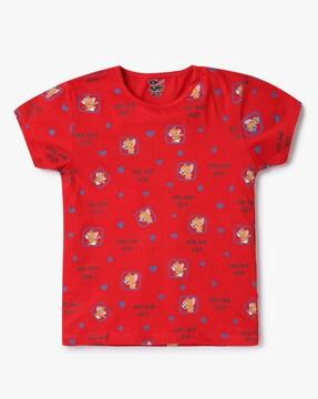 jerry print cotton top