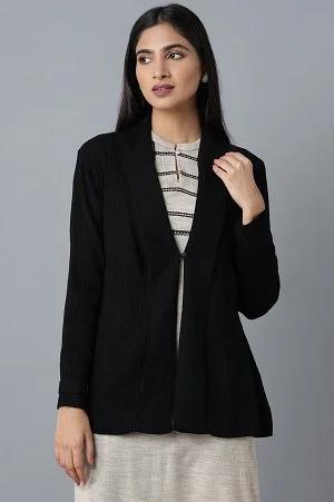 jet black cardigan