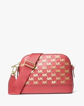 jet set charm embellished crossbody bag