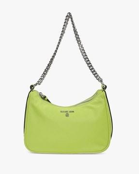 jet set charm small nylon gabardine shoulder bag