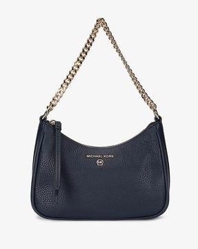 jet set charm small pebbled leather pochette