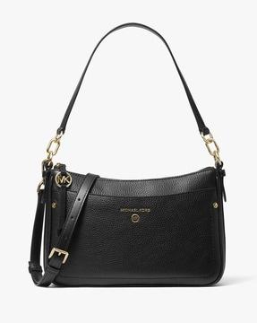 jet set medium leather crossbody bag