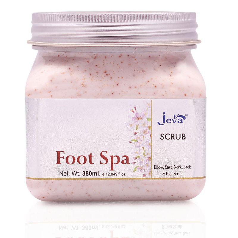 jeva foot spa scrub ear, knee, neck, back & foot scrub