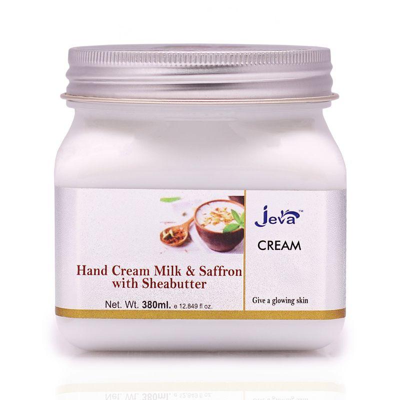 jeva milk & saffron hand cream with shea butter