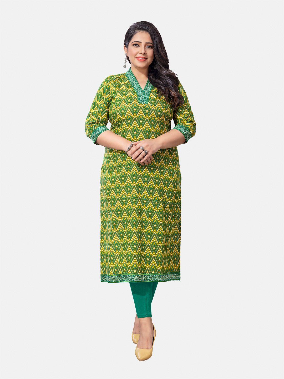 jevi prints women plus size ethnic motifs printed pure cotton kurta