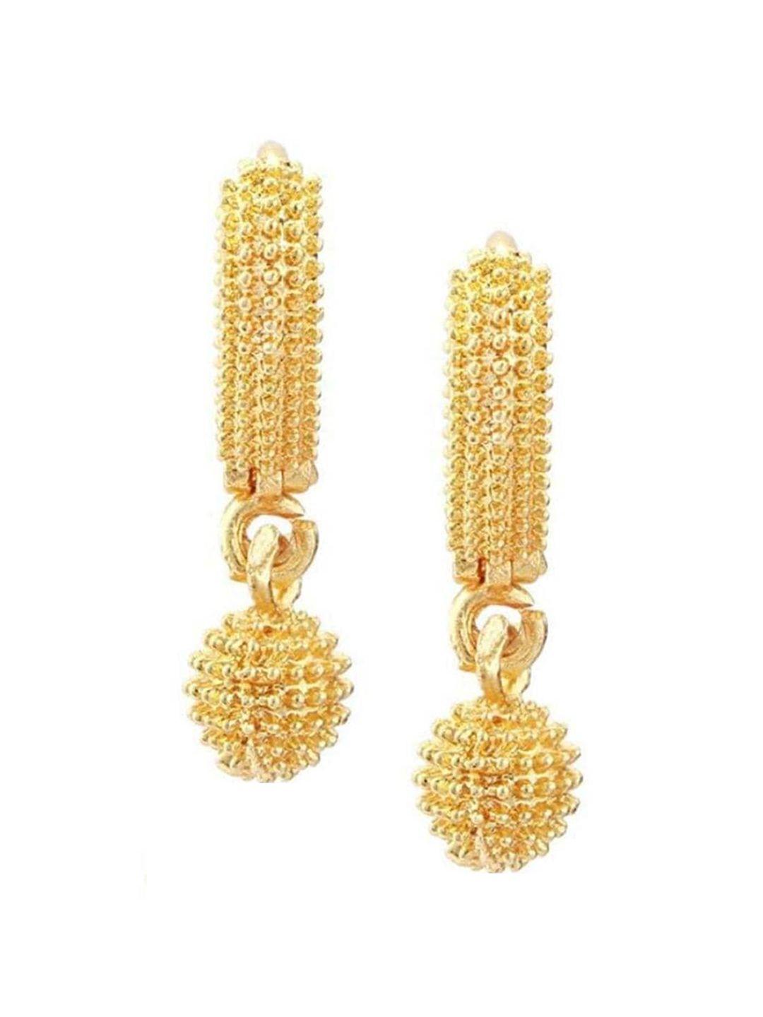 jewar mandi gold-toned classic drop earrings