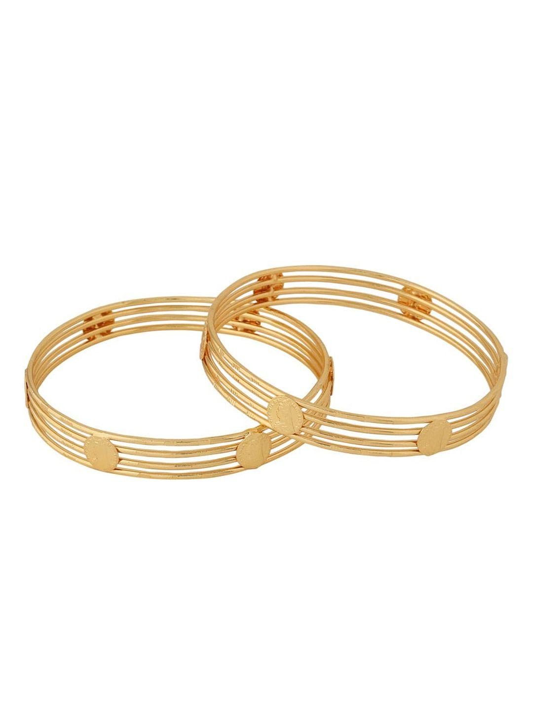 jewar mandi set of 2 gold-plated designed bangles