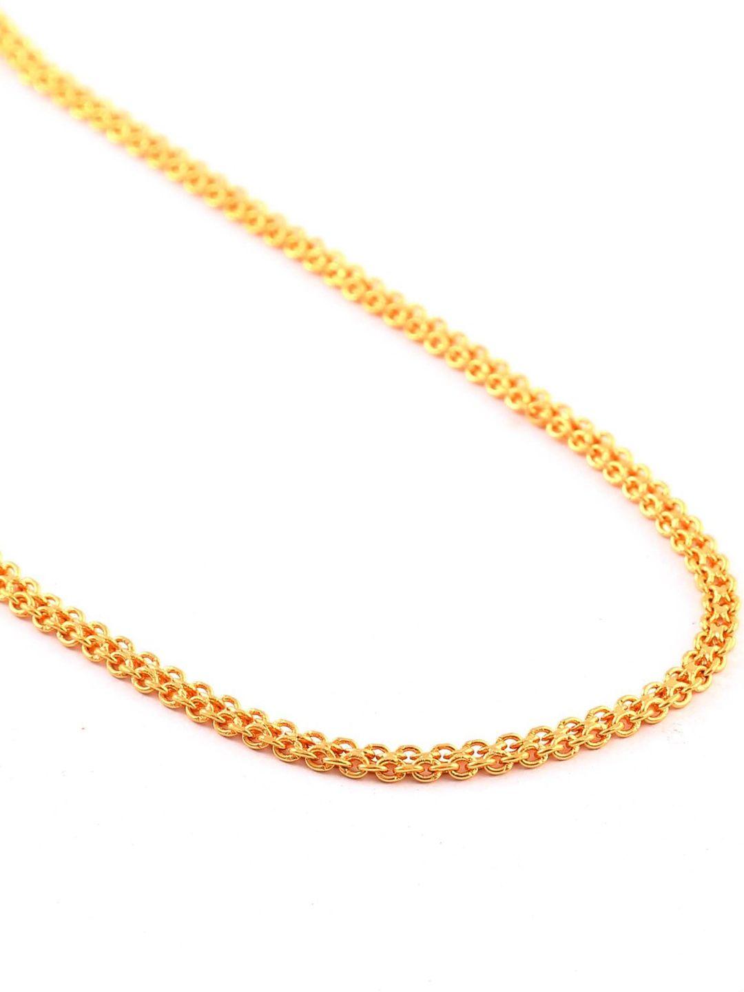 jewar mandi unisex gold-toned gold-plated antique chain